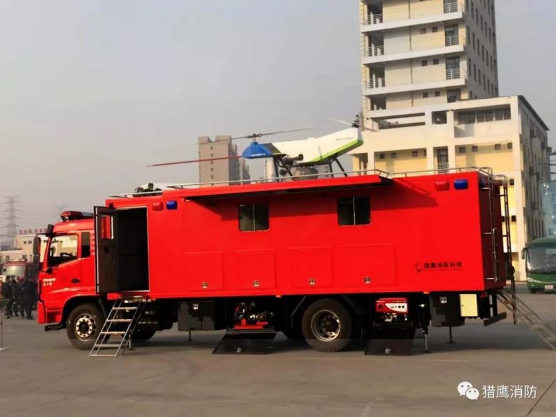 獵鷹100型高層建筑無人機(jī)滅火裝備在河南省消防救援隊(duì)伍裝備革新項(xiàng)目評比展示中正式亮相